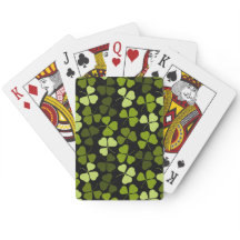Cartes à jouer classiques Trèfle Chanceux