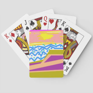 Cartes à jouer Classiques Vagues Bleues Yacht Viol