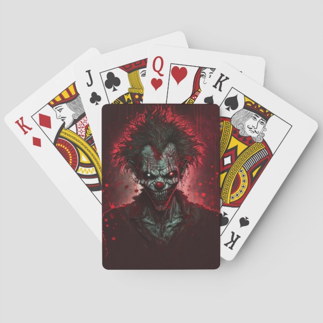Cartes à jouer Clown (dos)