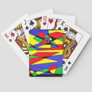Cartes à jouer colorées