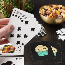Cartes à jouer Cupcake Kawaii Mignon