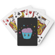 Cartes à jouer Cupcake Pastel Mignon