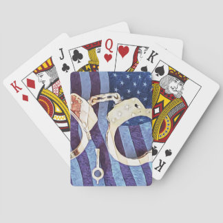 Cartes à jouer de la police américaine 