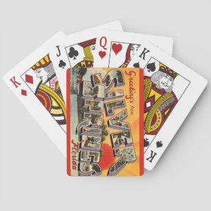 Cartes à jouer de l'attraction rétro Silver Spring