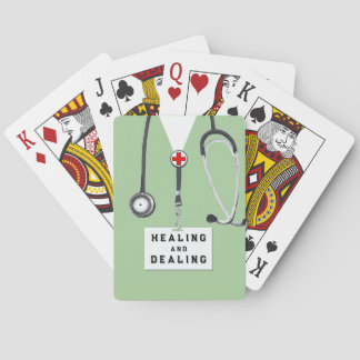 Cartes à jouer de nouveauté médicale