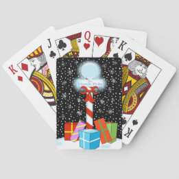 Cartes à jouer de nuit au Pôle Nord
