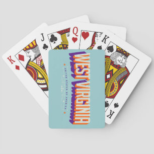 Cartes à jouer de Virginie-Occidentale États-Unis