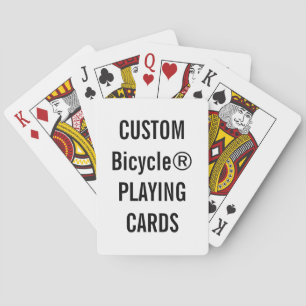 Cartes à jouer Design Your Own Custom Bicycle