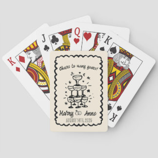 Cartes à jouer dessinées à la main sur mesure
