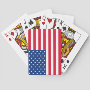 Cartes à jouer drapeau américain classique Cadeau