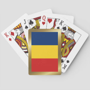 Cartes à jouer drapeau du Tchad