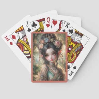 Cartes à jouer elfiques orientales
