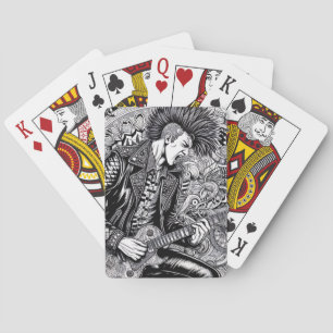 Cartes à jouer Glam Punk Rock Rockabilly