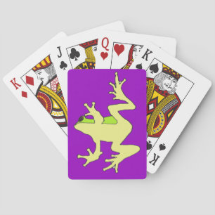 Cartes à jouer Grenouille de fenêtre