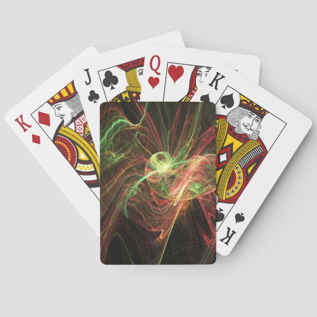 Cartes à jouer Jumbo print Art au dos. (dos)