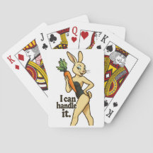 Cartes à jouer Lapin Motivationnel – “Je peux gére