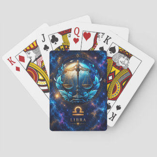 Cartes à jouer Libra cosmique