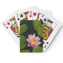 Cartes à jouer Lotus Nénuphar Rose