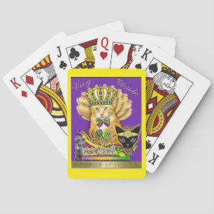 Cartes à jouer Mardi Gras Claude