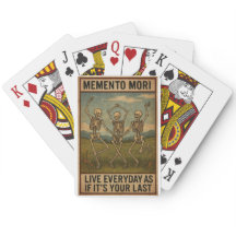 Cartes à jouer Memento Mori
