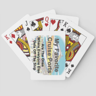 CARTES À JOUER - Mes ports de croisière préférés 