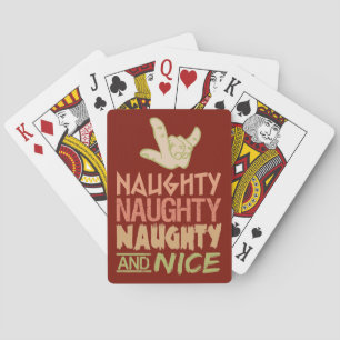 Cartes à jouer Naughty AND Nice