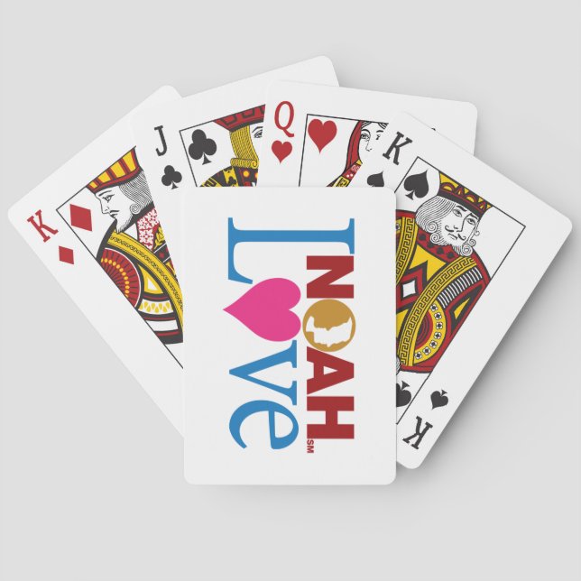 Cartes à jouer NOAH Love (dos)