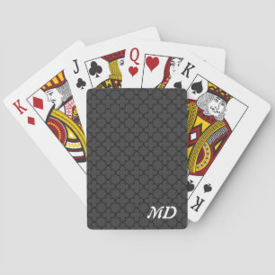 Cartes à jouer personnalisées avec motif de quatre