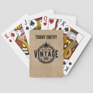 Cartes à jouer personnalisées pour anniversaire vi