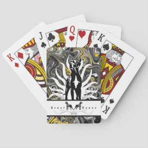 Cartes à jouer personnalisées pour Grand Danois