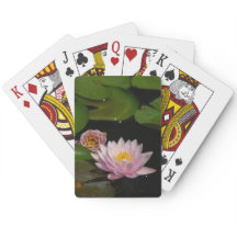 Cartes à jouer Pink Waterlilies Lotus