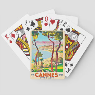 Cartes à jouer pour voyage à Cannes France