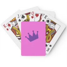 Cartes à jouer Reine d'anniversaire