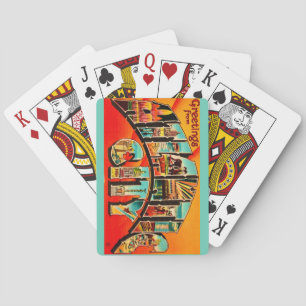 Cartes à jouer rétro Atlantic City NJ