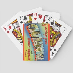 Cartes à jouer rétro de Chatanooga TN