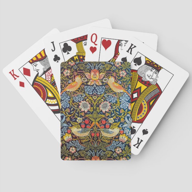 Cartes à jouer Strawberry Thieves (dos)