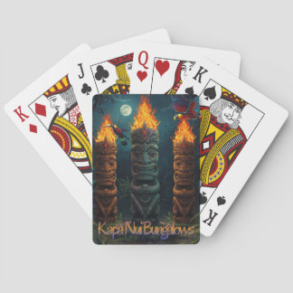Cartes à jouer Tiki Kapa Nui Bungalows