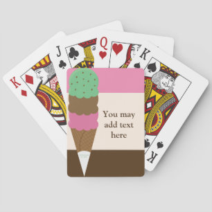 Cartes à jouer Triple Scoop Ice Cream