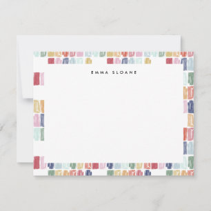 Cartes à notes personnalisées pour bijou peint bri