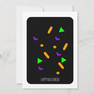 Cartes à paillettes sur le thème de Halloween joye
