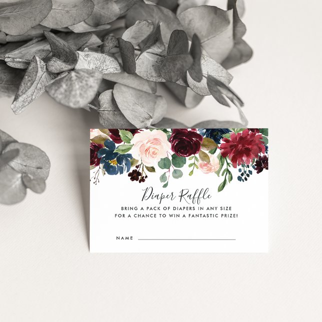 Cartes à rayures de Baby shower à fleur rayonnante (Créateur téléchargé)