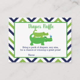 Cartes à roulettes du Baby shower de l'alligator P