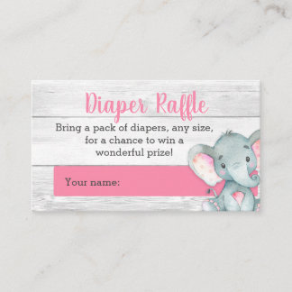 Cartes à roulettes Eléphants Roses