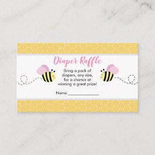 Cartes à roulettes rose Bumble Bee Diaper