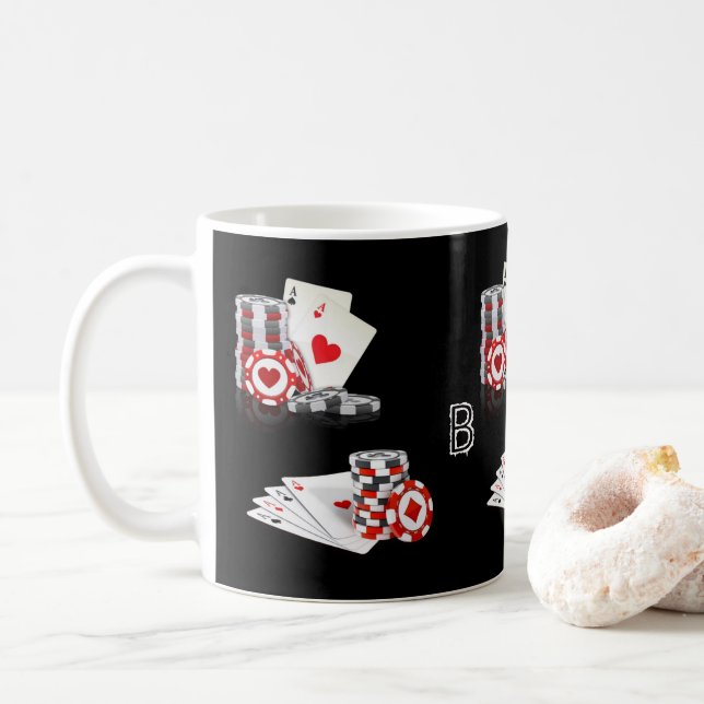 Cartes Ace Mug (Avec donut)