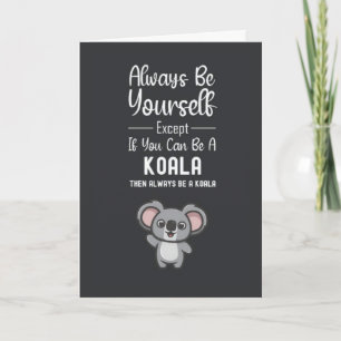 Cartes Adorables de Koala Humour d'Animaux Drôles