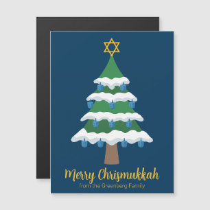 Cartes aimables Merry Chrismukkah Tree