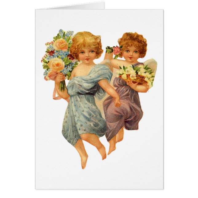Cartes Angels et Fleurs (Devant)