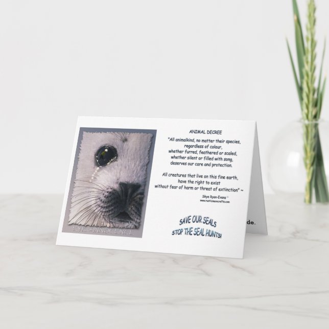 Cartes "ANIMAL DECREE" (Devant)