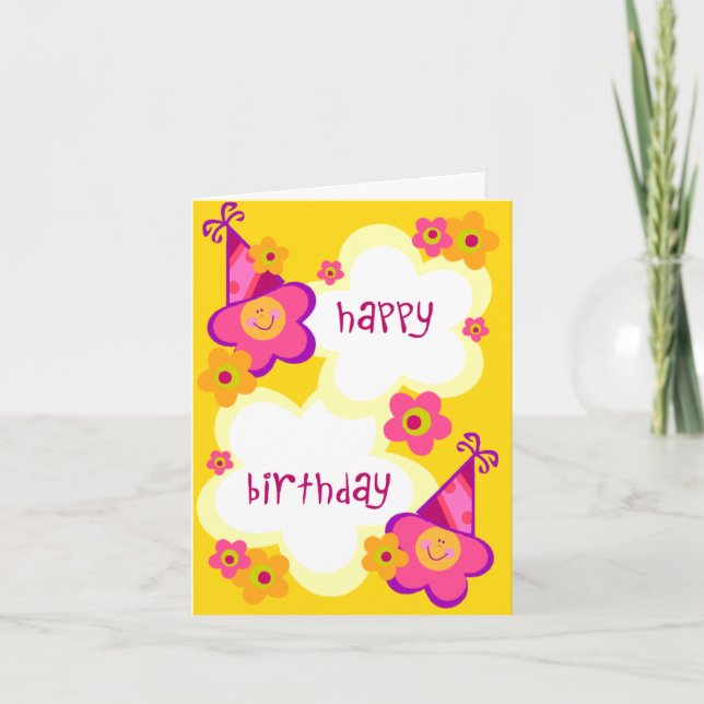 Cartes Anniversaires de enfants (Devant)